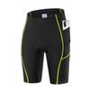 Mens Cycling Shorts With Padded Gel Seat Mountain Bike Road Riding Breathable Cotton Blend Use
