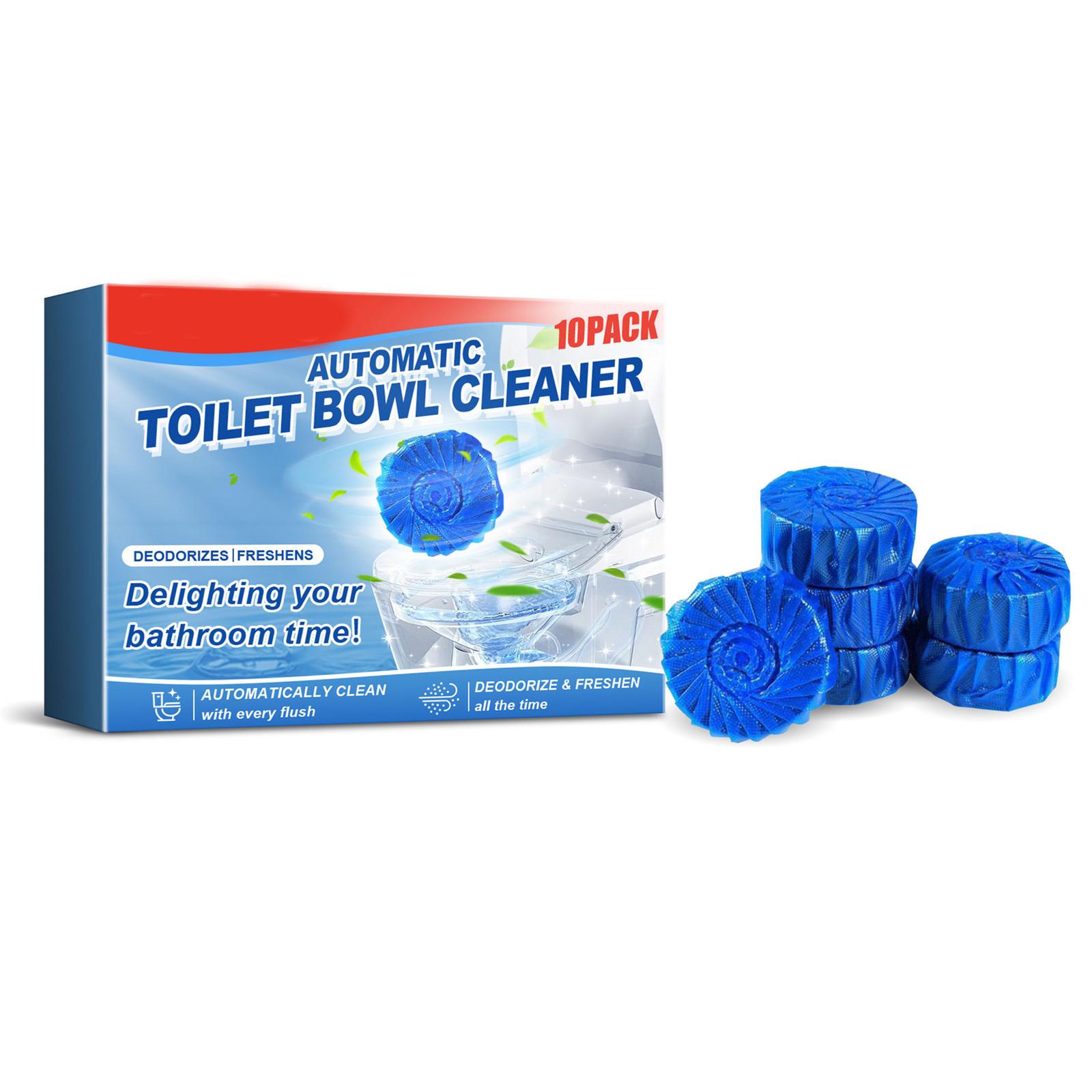 10pcs Automatic Toilet Bowl Cleaner Toilet Cleaning Tablets Convenient Solution for Clean Toilet Convenient to Use 1