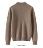 Women's Thickened Cable Knit Cashmere Sweater - Soft, Warm, and Slimming Base Layer for Autumn/Winter
