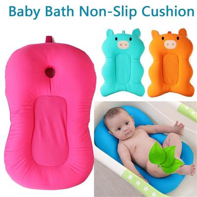 Baby Bather Infant Bath Support Bath Seat Pad,Bath Seat Support Net,Floating Soft Baby Bath Pillow /& Lounger Newborn Pad Tub Cushion