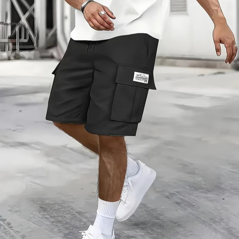 Men's Work Shorts Summer Comfort Multi-pocket Outdoor Leisure Sport Beach Pants Elastic Waistband