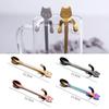 Mini Cute Coffee Spoon 304 Stainless Steel Cartoon Cat Spoon Teaspoon Dessert Snack Scoop Milk Children Spoons Tableware