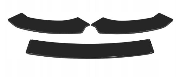 Splitter Front Bumper Lip Gloss Black