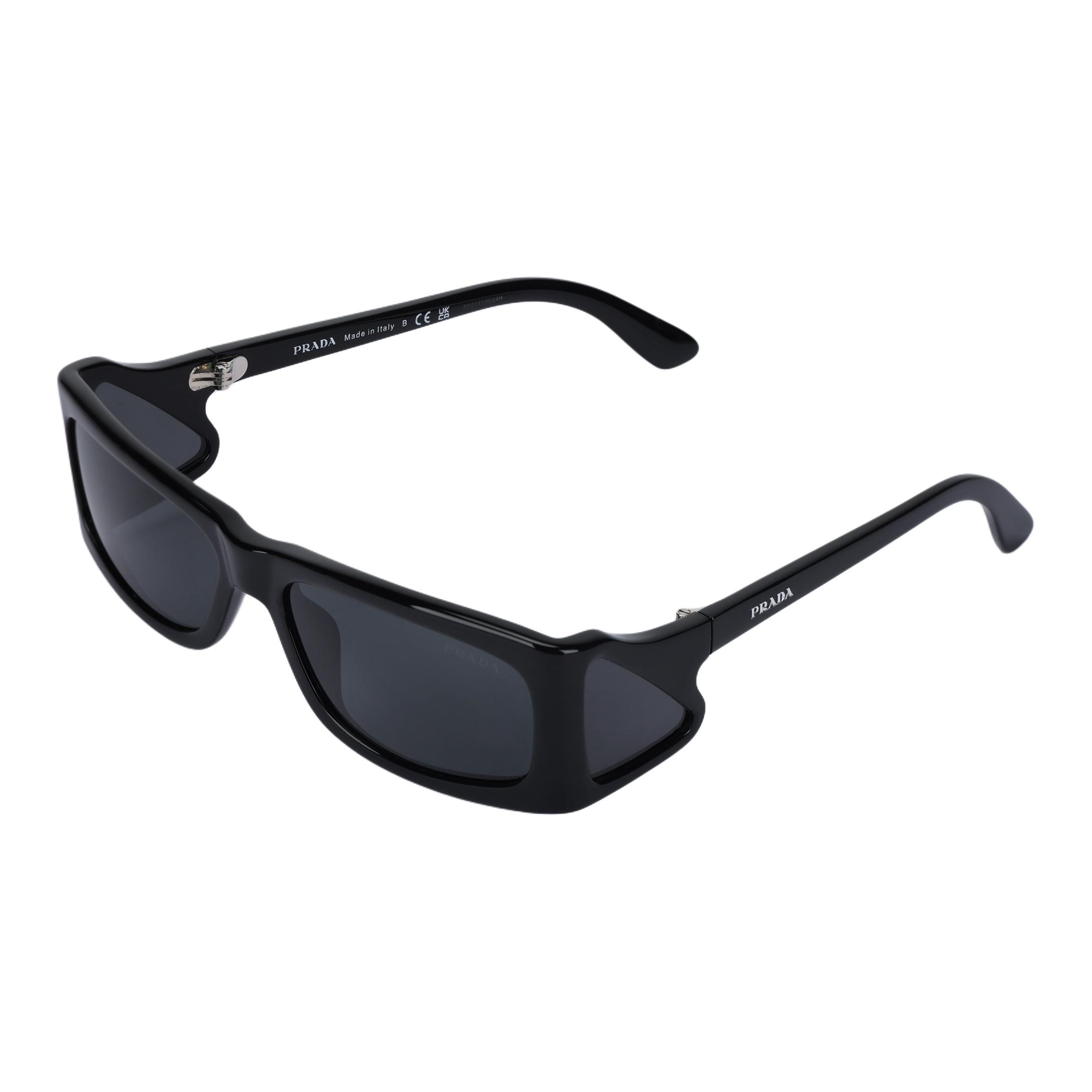 

Prada Logo Design Square Sunglasses Men sunglasses Black 0PRB03S1AB5S0 Basic Packaging-Eyeglass Case+Box