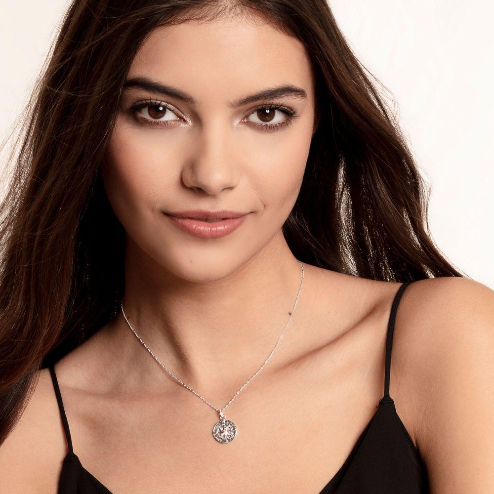 Compass Necklace Ke1849-051-14-L45V