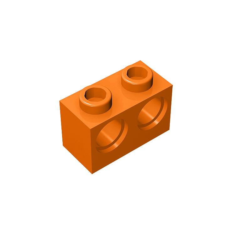 Rainbow Pig MOC Assembles Particles 32000 High-Tech Brick 1 x 2 with 2 Holes Building Blocks Kids DIY Educational Spare Toys