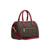 COACH Rowan Coated Canvas Leather Handbag , Shoulder Bag , Crossbody Bag Medium Women's Brown Red (Unisex) Handbags CH280 IMRVQ