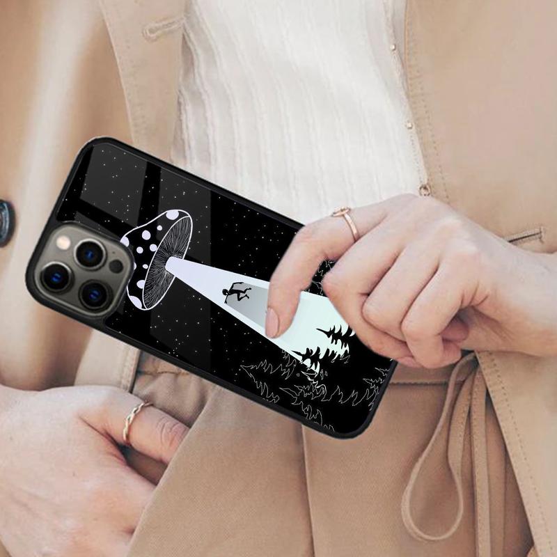 

Aesthetics Cartoon Alien Space Magnetic Phone Case For APPLE iPhone 17 Air 16 14 13 12 Pro Max 15 Plus Wireless MagSafe Cover iPhone 14