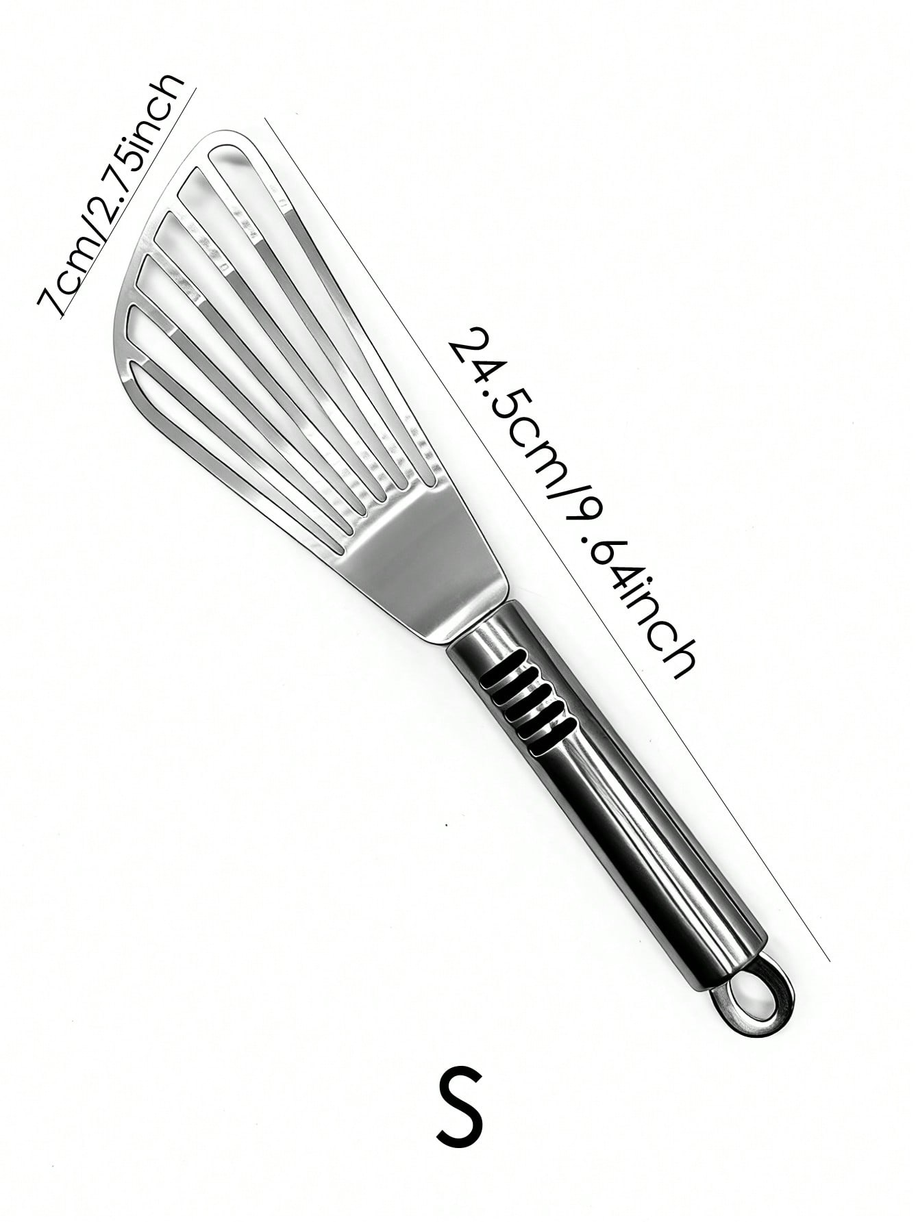 Stainless Steel Sauté Spatula, Heat-Resistant Kitchen Turner, Heavy-Duty Stainless Steel Wok Spatula (as the picture,L)