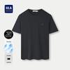 HLA Men's Wrinkle-Free Cooling Stretch Round Neck T-Shirt