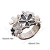 Petal Stretch Ring Multicolor Opening Ring Fashion Flower Ring  Girl