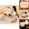 Cute Cartoon Biscuit Bear Plush Toy Cushion Pillow For Kids Fun And Fluffy Gift For Birthdays