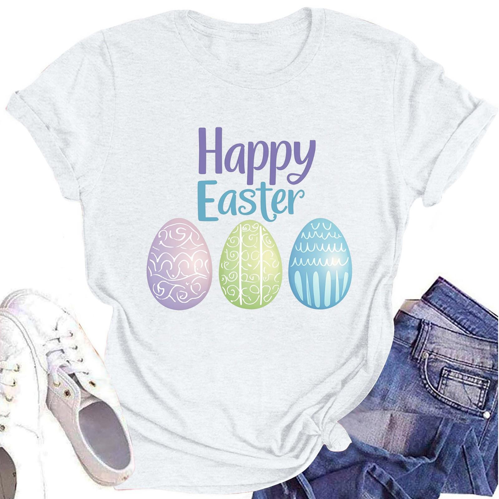 

Женская футболка с круглым вырезом и короткими рукавами XL белый