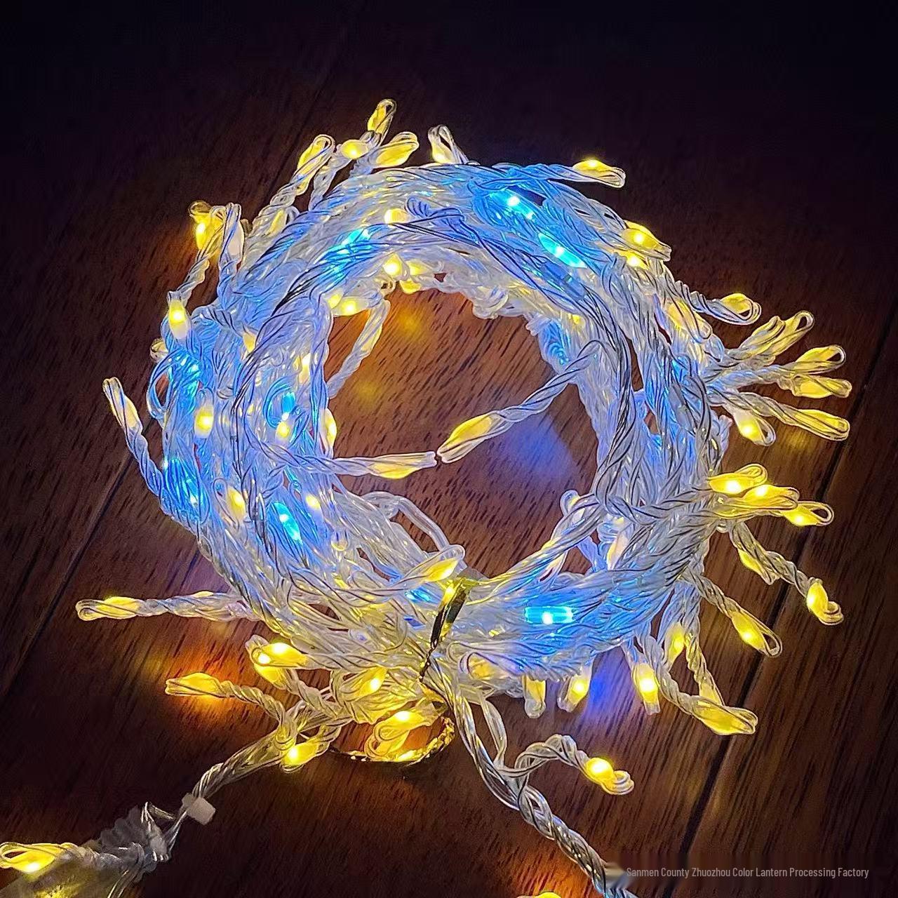 Firecracker LED Copper Fairy String Lights, 2.5m, Plug-In, Holiday Decoration 2.5 meters 232 lights - plug-in type теплый белый