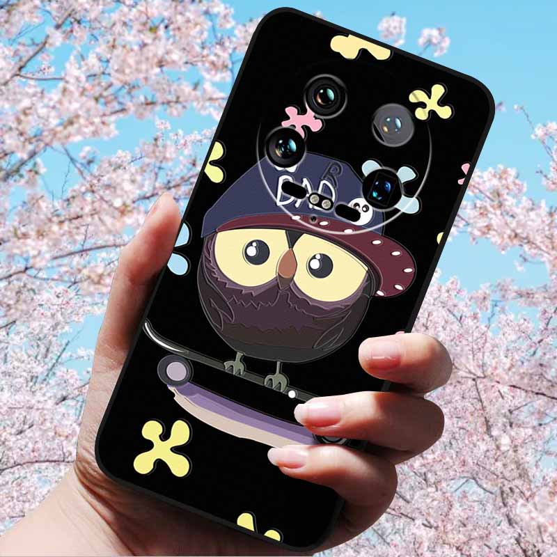 For Xiaomi 14 Ultra 5G 6.73" 14 Pro Cases Fashion 3D Retro Embossed Relief Soft TPU Siliocn Back Cover for Xiaomi 14 Capa Mi 14