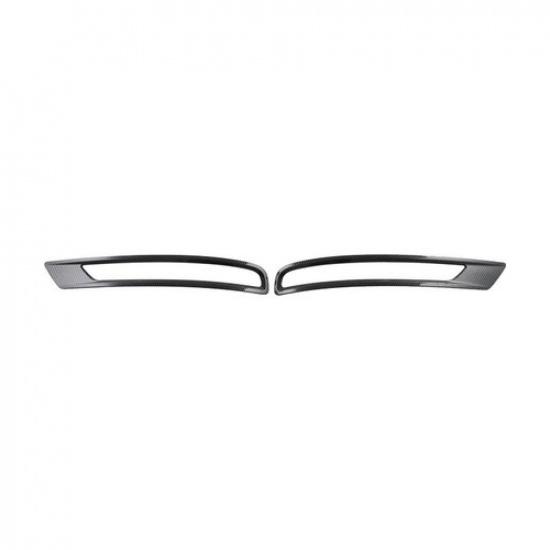 For Mitsubishi Outlander 2023-2024 Carbon Fiber Rear Fog Light Lamp Cover Trim