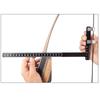 T-Shaped Archery Ruler Stainless Steel Archery Bow Square Bowstring Measurement Tool Archery Gauge Tools Bow Accessories