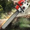 1 Set Gas Chain Saw High Power Multifunction 58 Cubic Centimeter Rust Resistant Wood Chainsaw for Wood Cutting