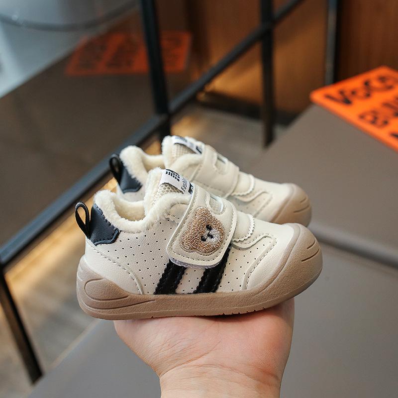 Infant Soft Sole Non-Slip Cotton Shoes for Winter 2025 - Warm Velvet for 0-2.5 Year Olds