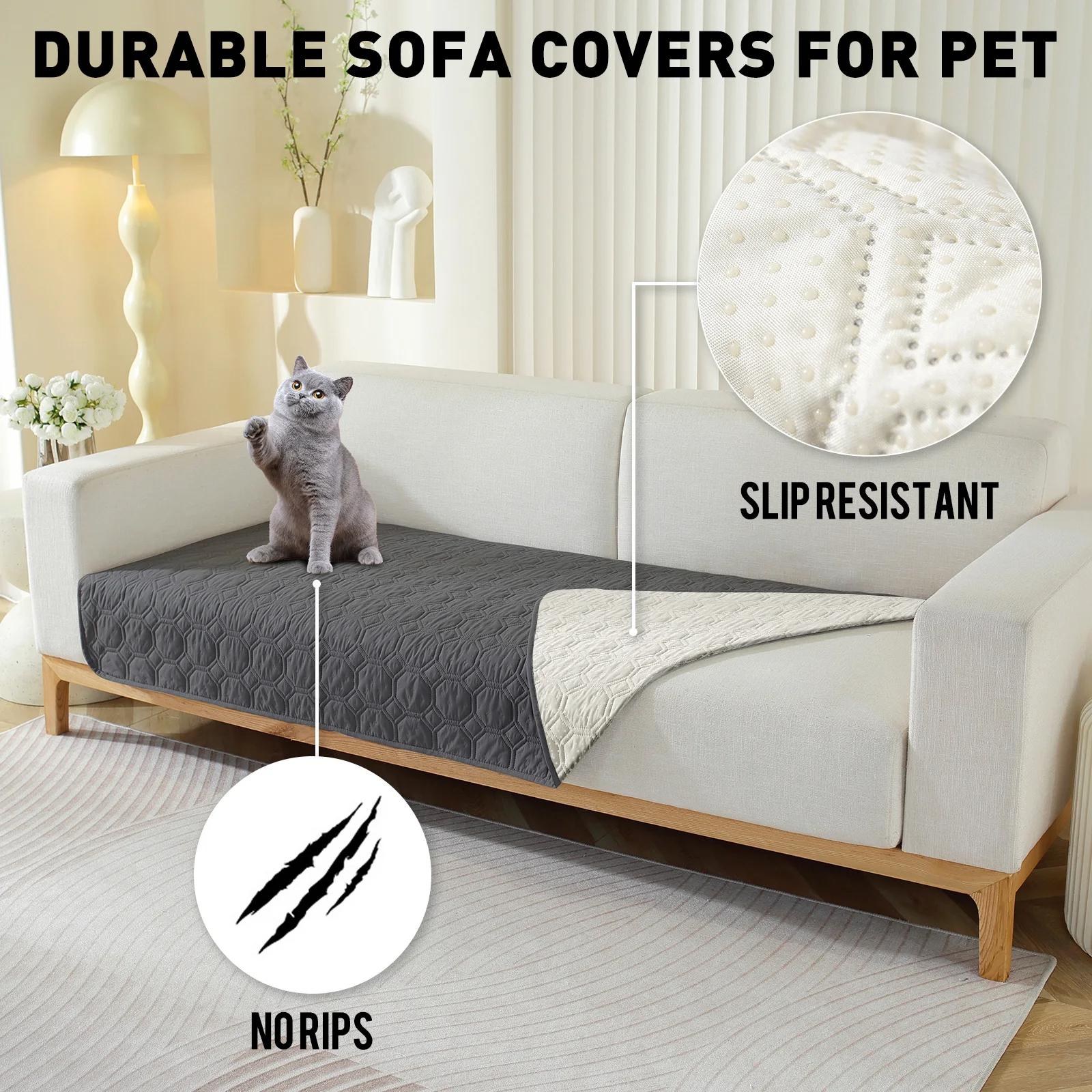 3 Farben WASSERDICHT&AUSLAUFSICHER Hundebettbezug Haustierdecke Sofa-, Couchbezug Matratzenschoner Möbelschutz für Hund, Haustier 50X80cm 20X30in