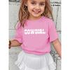 European Size Girls Easy Casual Letter Print T-Shirt, Versatile Short Sleeves for Spring and Summer