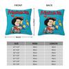Mafalda Pillowcase Printing Polyester Cushion Cover Decorative Pillow Case Cover Home 40X40Cm