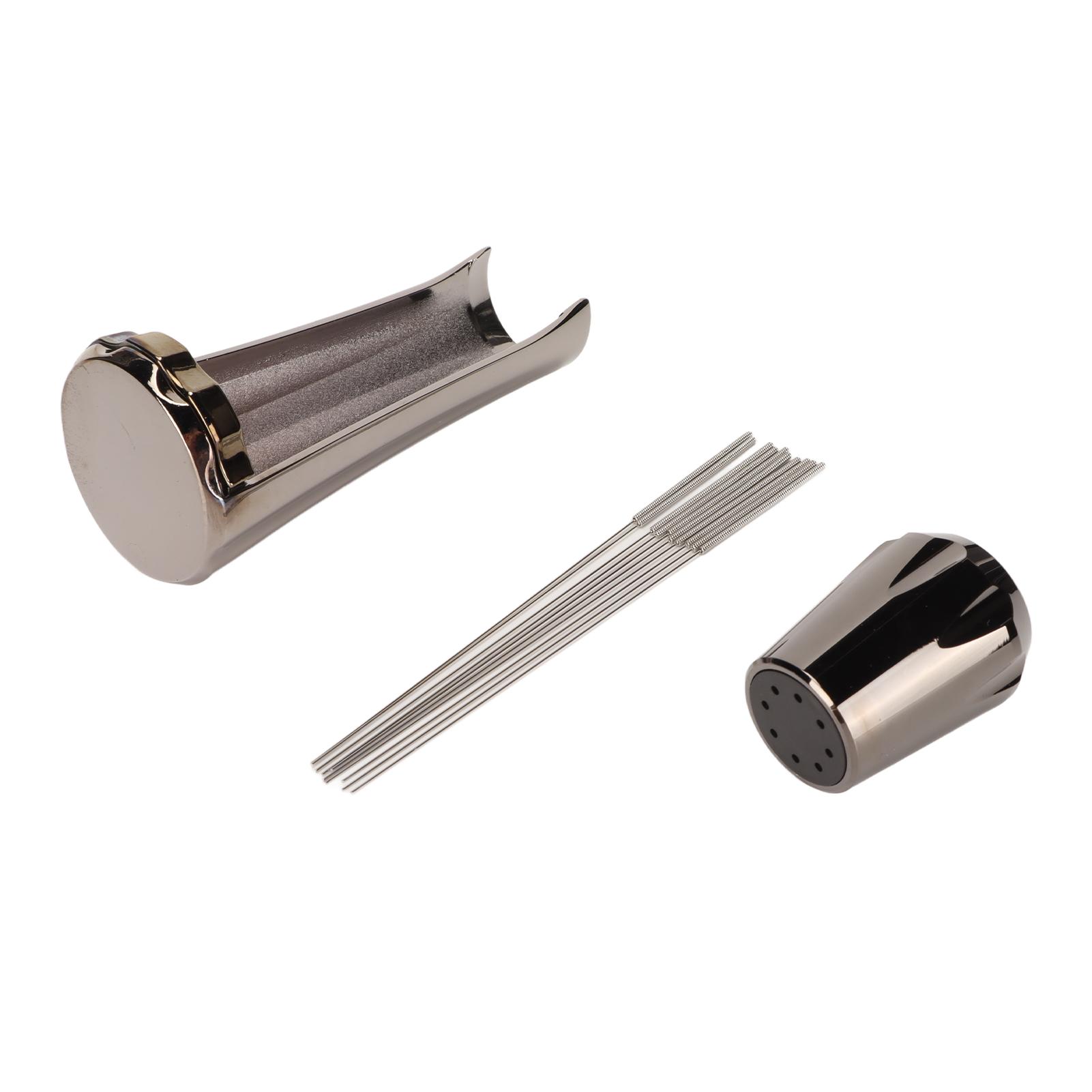 

Stainless Steel Coffee Powder Stirring Tool Coffee Stirrer Distribution Tool for Home Kitchen Dinning Room Gray сірий