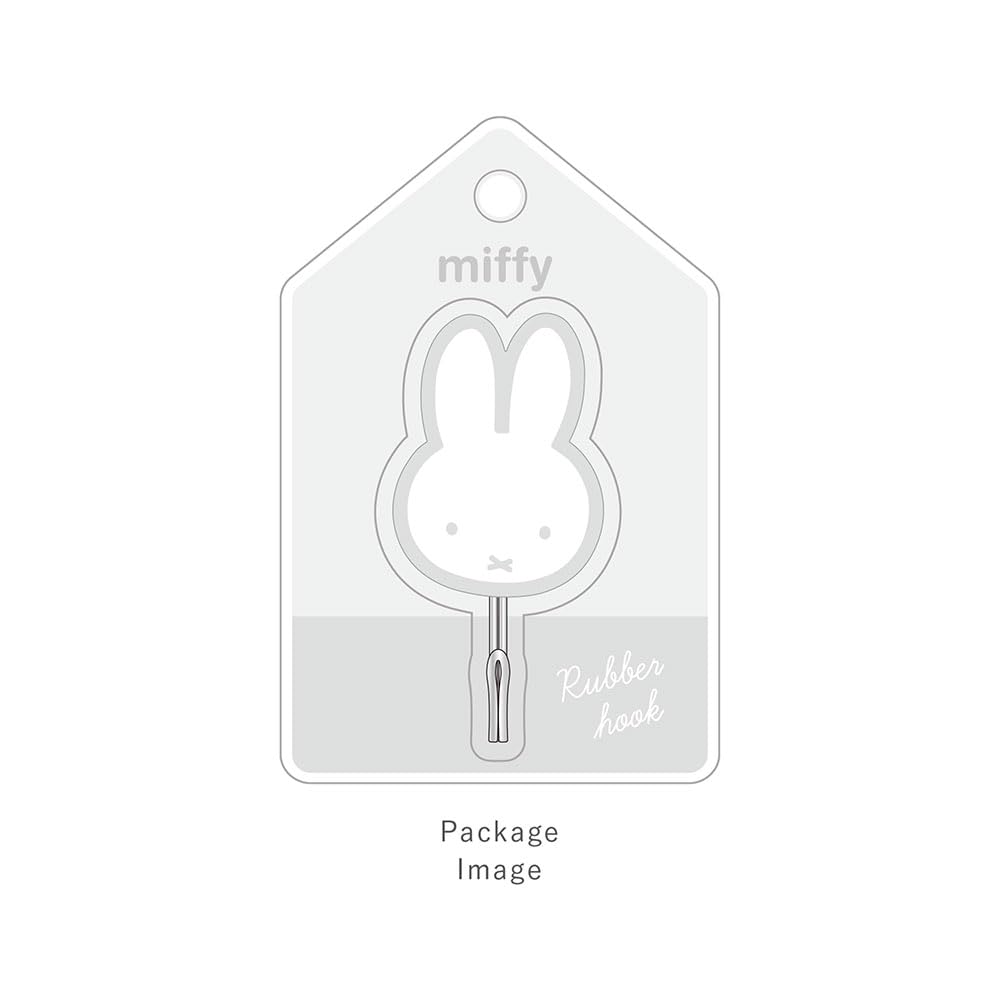 Tees Factory Miffy Rubber H74 X X Hook, Gray, W36.5 D16mm, MF-5545200GY