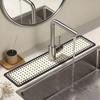 Kitchen Sink Drain Mat Super Absorbent Faucet Splash-Proof Table Mat Waterproof Foldable Bathroom Countertop Mat
