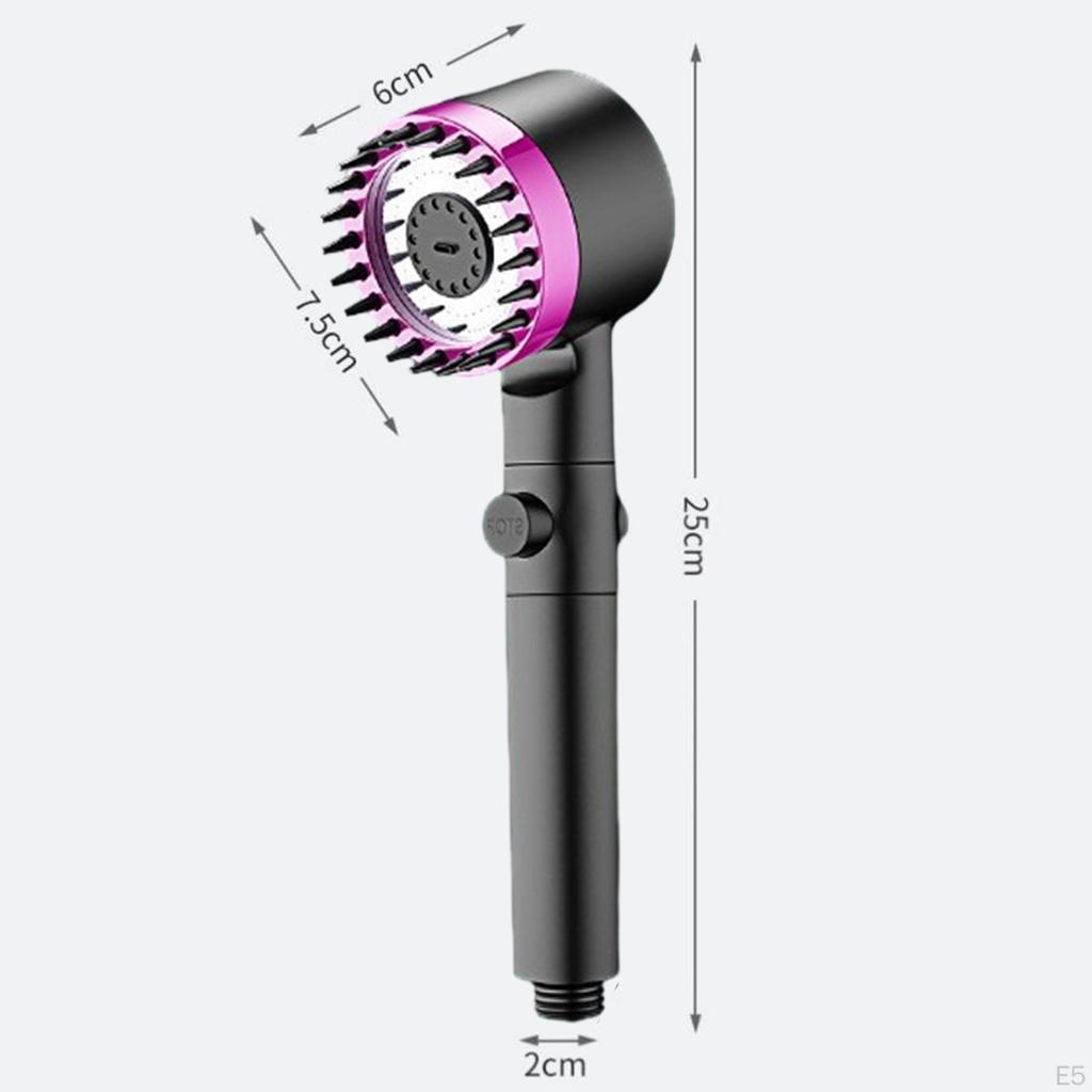 Bathroom Shower Rainfall Filter Spray Nozzle Wall Mount Handheld Pressurized for