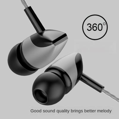 S22 Wired Headphone TPE Mega Bass Ergonomic Anti-winding In-ear Earphone for Music