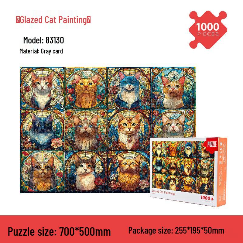Van Gogh Creative Landscape Jigsaw Puzzle - 1000 Pieces Stress Relief Educational Toy