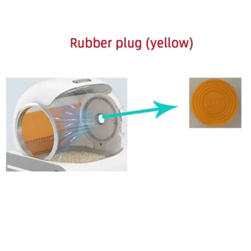 Tonepie Automatický kočičí záchod Příslušenství Spodní kapsle Větrací otvor Gumová zátka Dvířka nádoby Podložka pro kontrolu písku Potřeby pro domácí mazlíčky