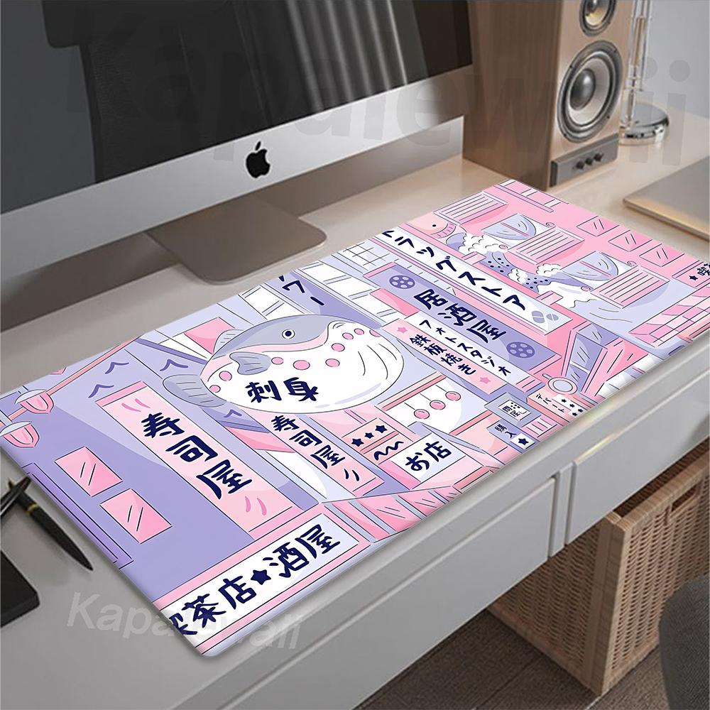 Kawaii Cute Mouse Pad Gamer Mousepad Large Keyboard Pads Deskmat Game Mouse Mat Gaming Table Carpet XXL Pink Carpet xmm
