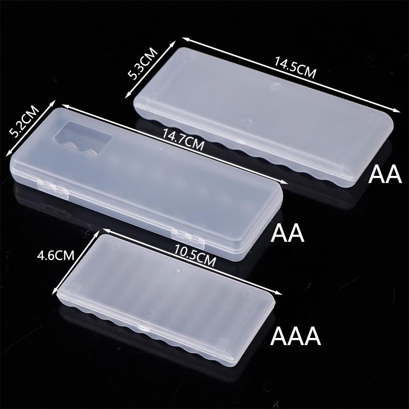1 Stück DIY Zubehör 10 Fächer Tragbare Kunststoff-Batterieaufbewahrungsbox Harter Behälter Koffer Für AAA/AA Batterie Organizer