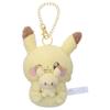 TAKARA TOMY Pokepiece Plush Mascot With Plush Version Pikachu Height Approx 18cm A.R.T.S