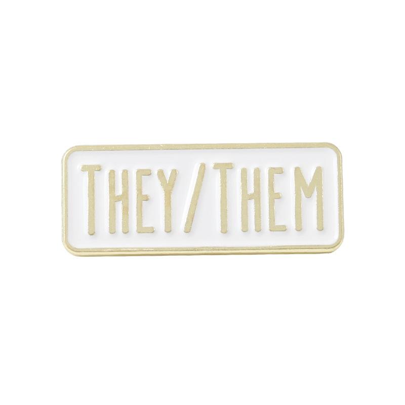 

Geometric Contemporary Electroplated Brooch Fashion Accessories For Men And Unisex Women XZ6006