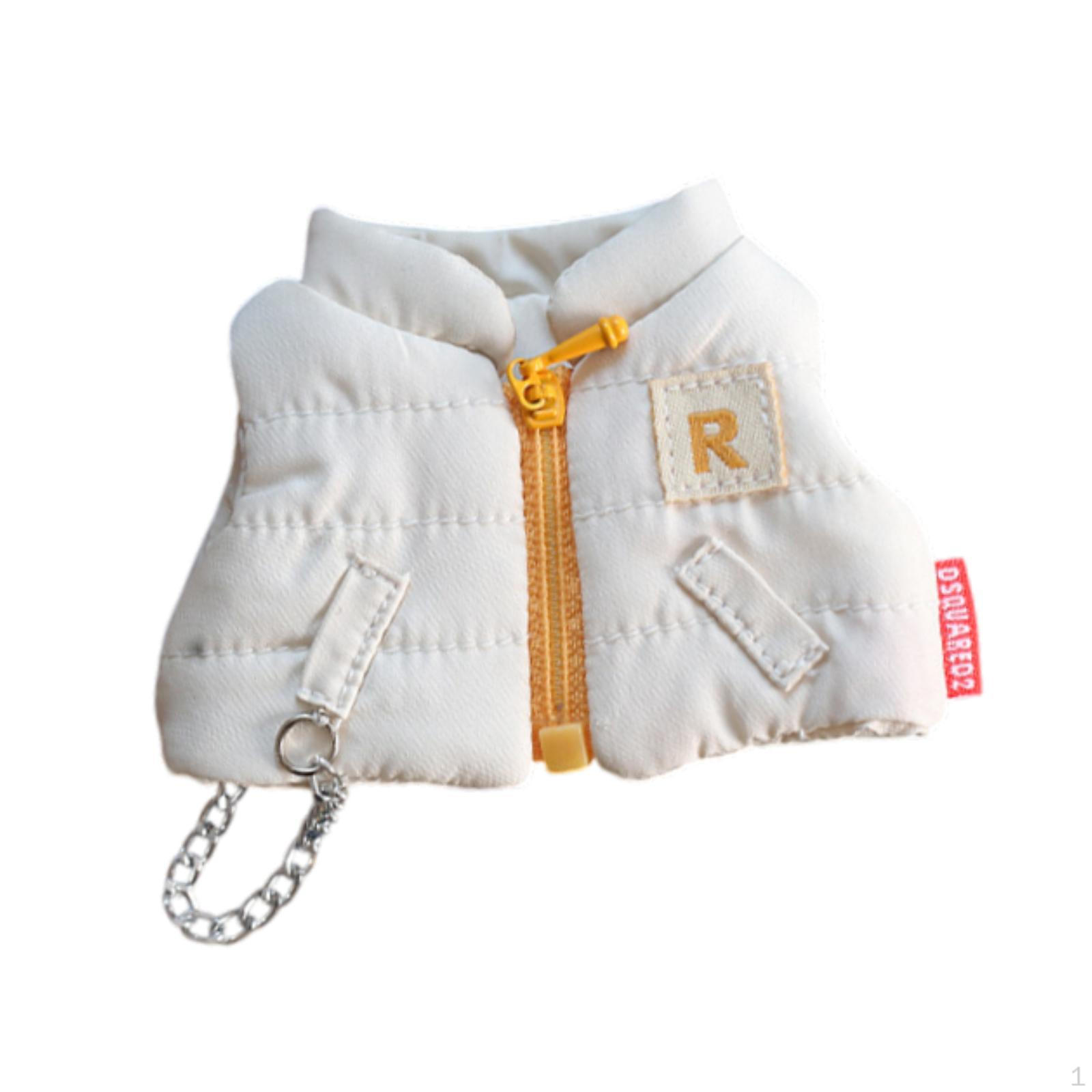 

Хлопковый жилет для кукол ростом 10-15 см, наряды ручной работы для мальчиков, праздничные подарки белый