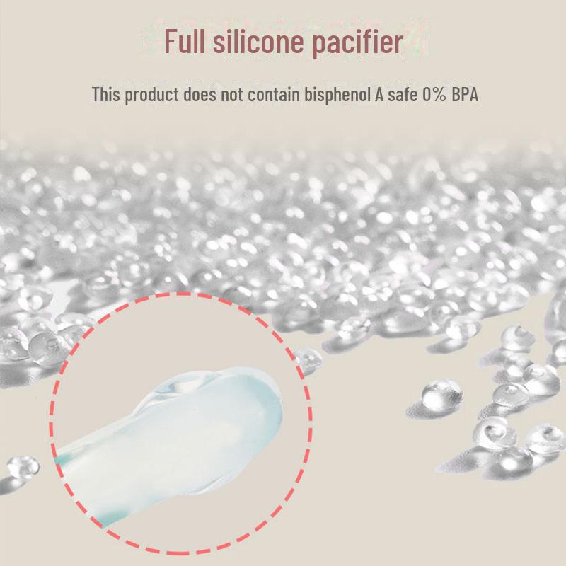 Biqin Butterfly Soft Silicone Sleeping Pacifier for 0-6 Months