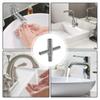 4 In 1 Universal Faucet Wrench 4 Way Steel Sillcock Key Wrench Cross Key Wrench Sleeve Socket Cross Water Key For Valve Faucet