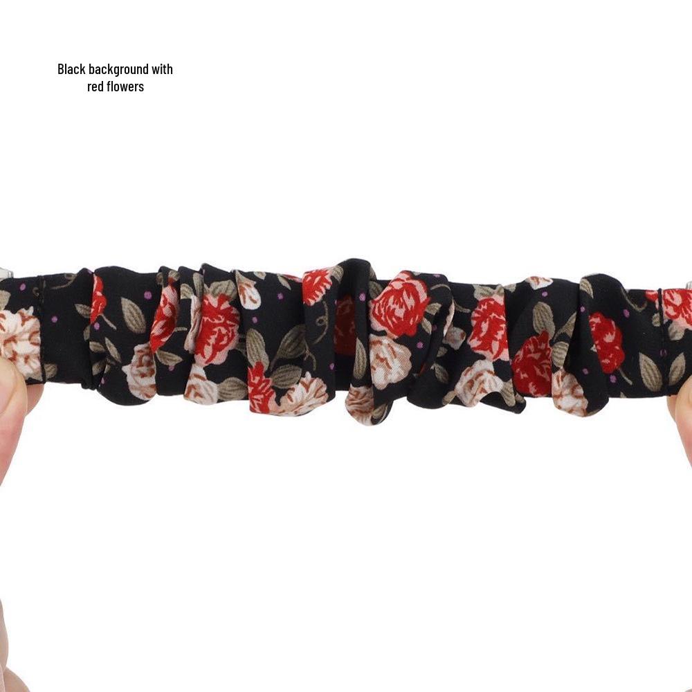 Brățară de ceas elastică tip scrunchie de 20mm/22mm pentru Samsung Galaxy Watch 4 & Huawei GT2 (42mm/46mm)