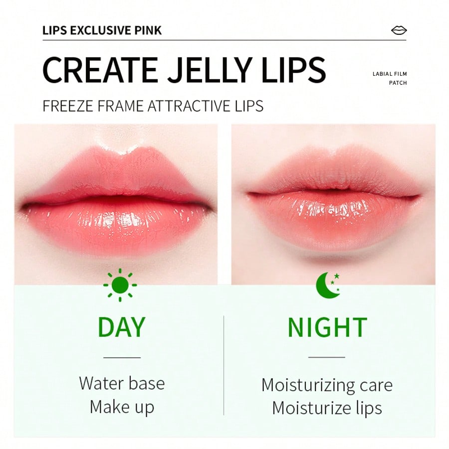 1/5/10pcs Moisturizing Lip Mask, Avocado/Strawberry, Gel Lip Mask, Contains Glycerin, Fades Lip Line