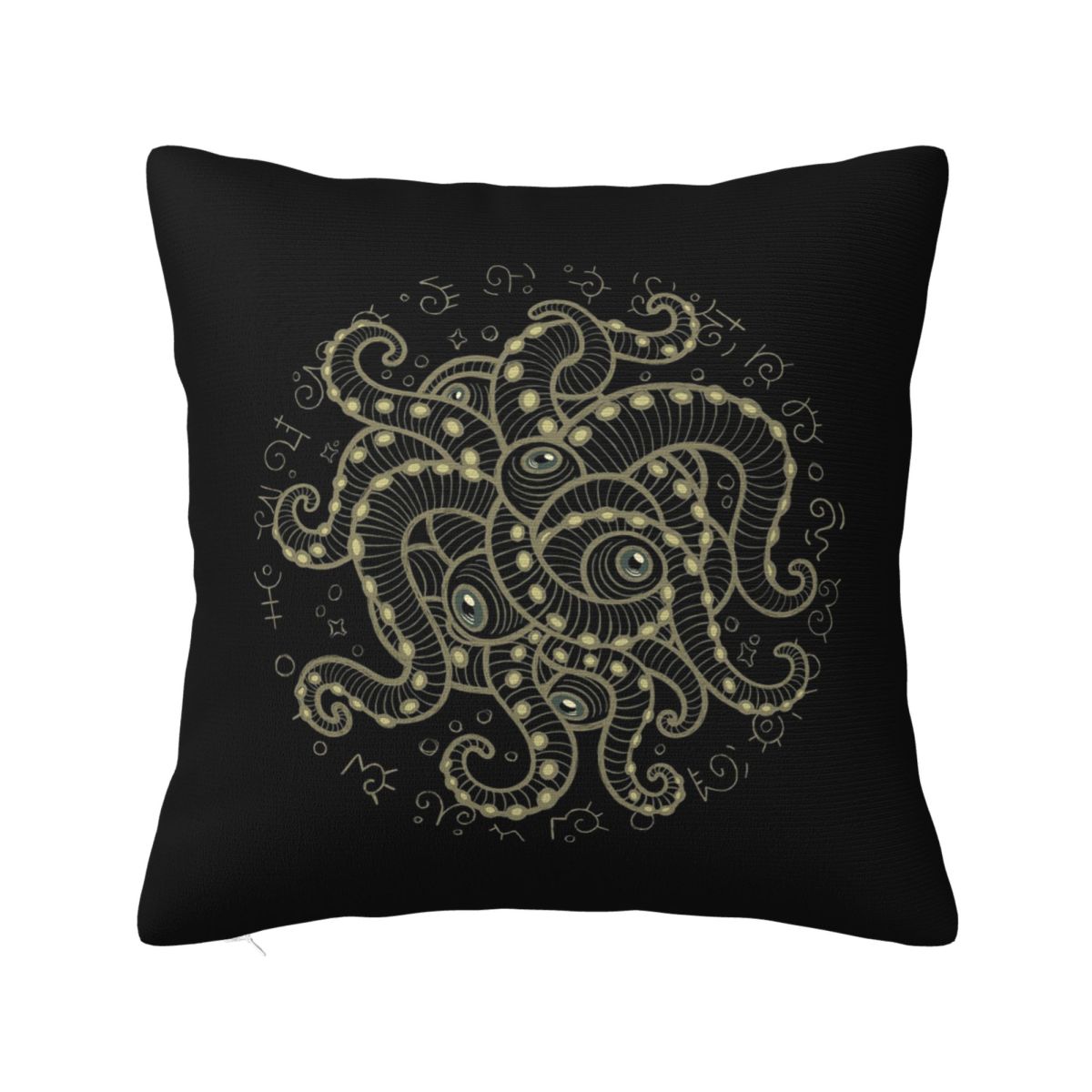 

Cthulhu Monster Fantasy Ar Square Pillowcase Cushion Cover Pillow Case Throw Pillow Cover for Home Bedroom Car 12x12Inch