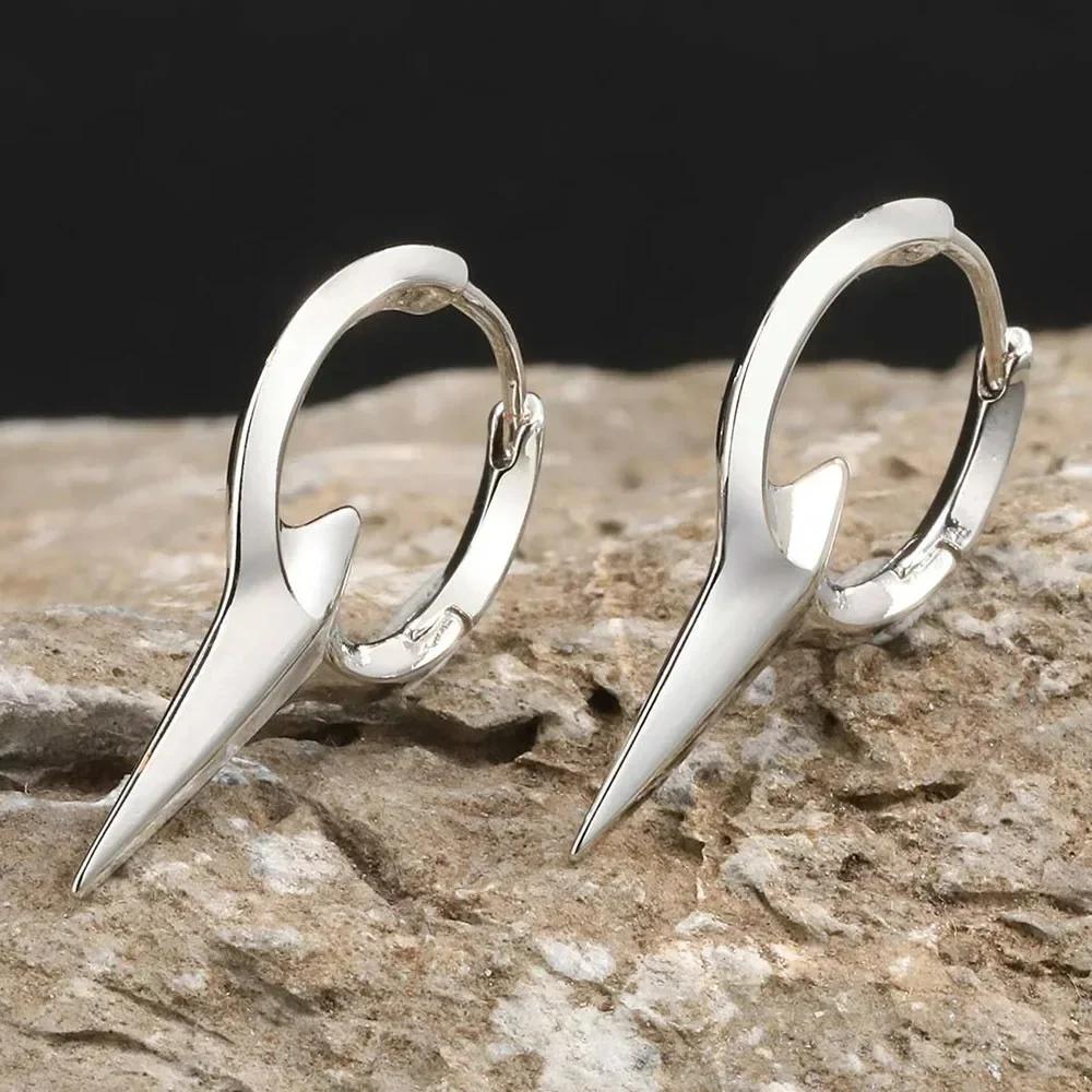 Gothic Vampire Bat Punk Earrings for Women Man Fashion Witch Jewelry Accessories Red Crystal Vintage Bat Pendant Ear Hooks