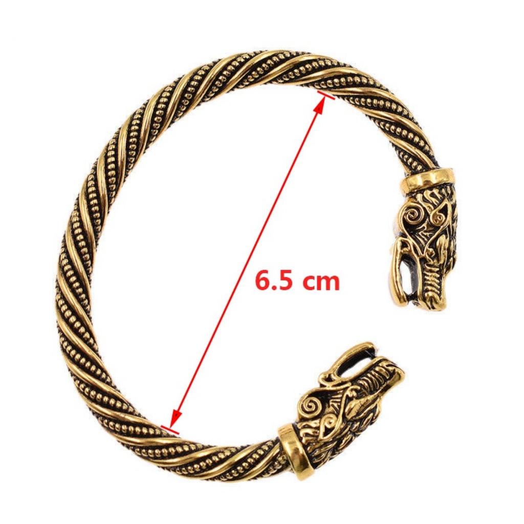 Vintage Silver Teen Wolf Bracelet Indian Jewelry Viking Bracelet Men's Wristband Cuff Bracelet Men Women's Fashion Accessori