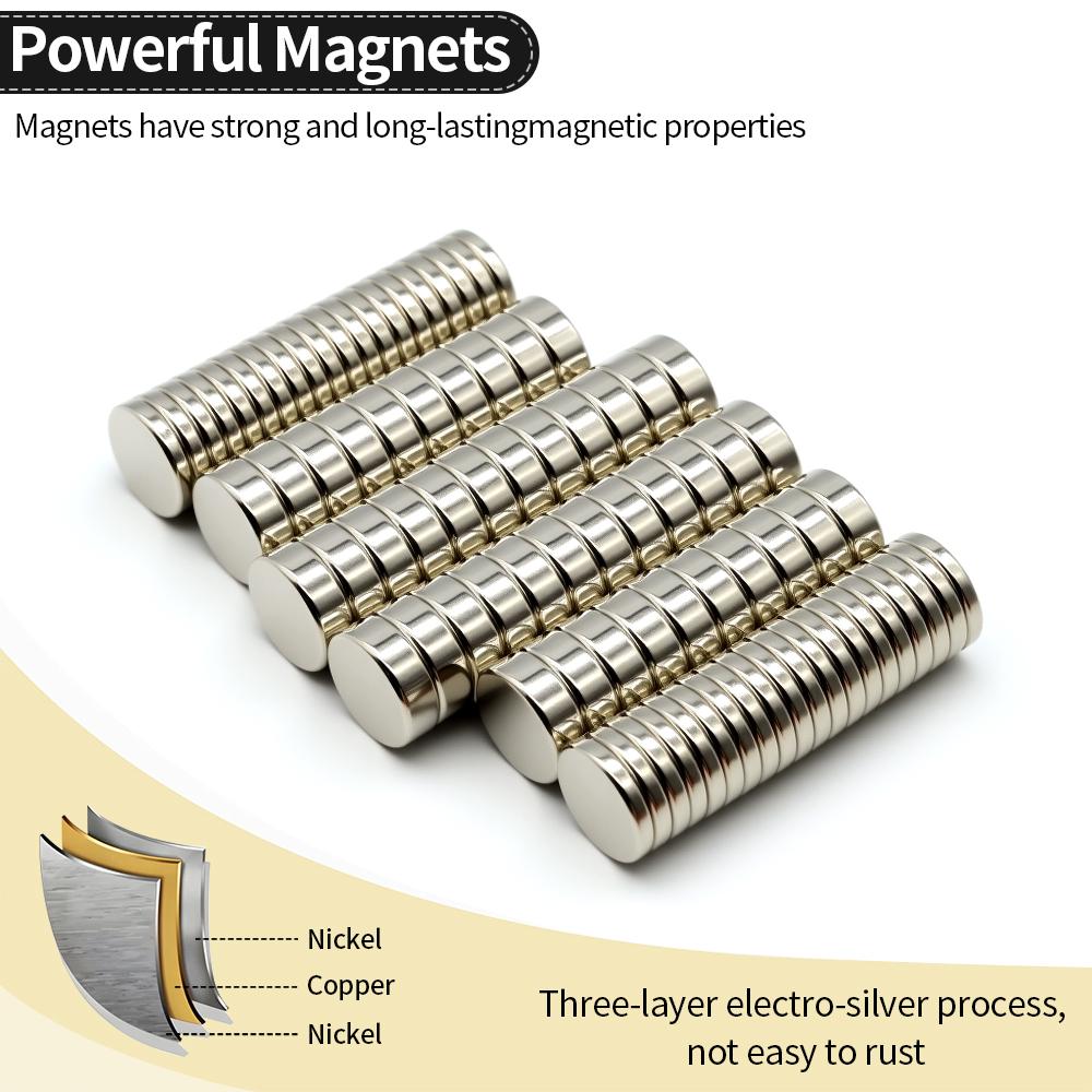 Super Strong Neodymium Magnet N35 NdfeB Permanent Magnetic imanes Round Powerful Magnets Refrigerator 15x1 15x2 15x3 15x4 15x5