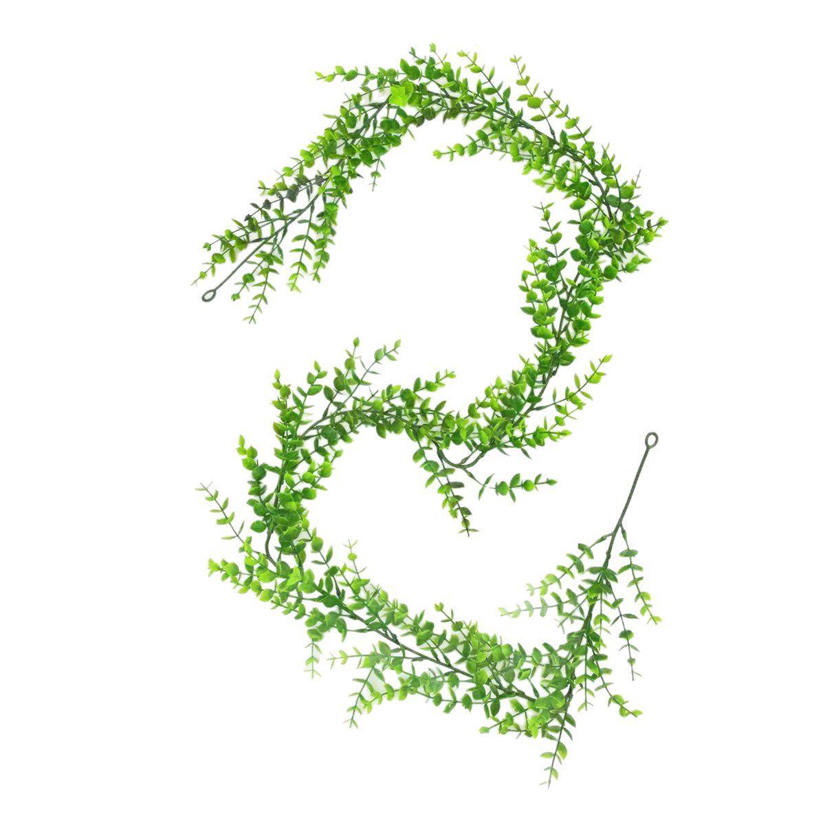 

1/2/4pcs, Simulation Vine for Man Gypsophila Eucalyptus Garland, Artificial Green Vine,Suitable for Party, Wedding,Office Decor 1PCS