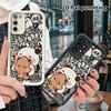 Phone Case: 2D Flat Samsung Galaxy A34 A35 M05 M06 S20 S22 S21 FE Plus 5G Protective Case, Dumpling Hugging a Brown Bear, Christmas and Halloween Gift