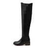 Fashion Women Over The Knee Boots Heels Long Boots Black Lady Shoes Big Size 44 45 46