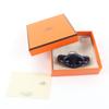 Pristine HERMES Valletta Tori Mayon PM ChÃ©ne Dunkel Navy aluminum Women Used
